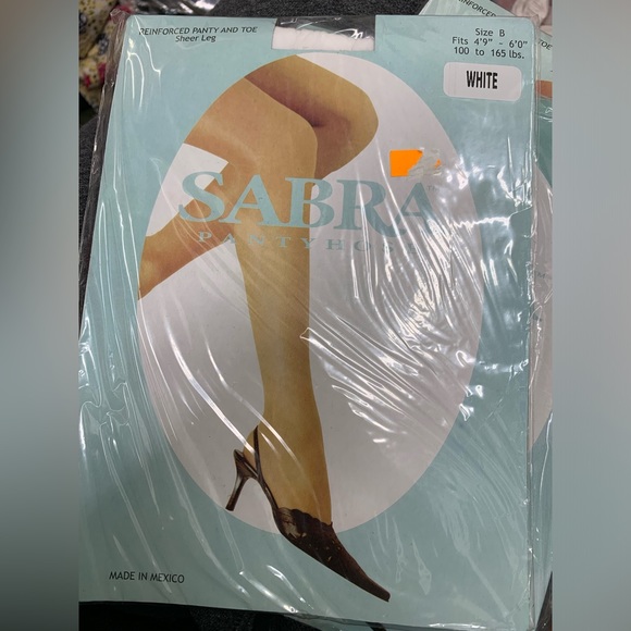 3 Sabra Pantyhose Sz B ( 100-165 lbs) - Picture 1 of 5